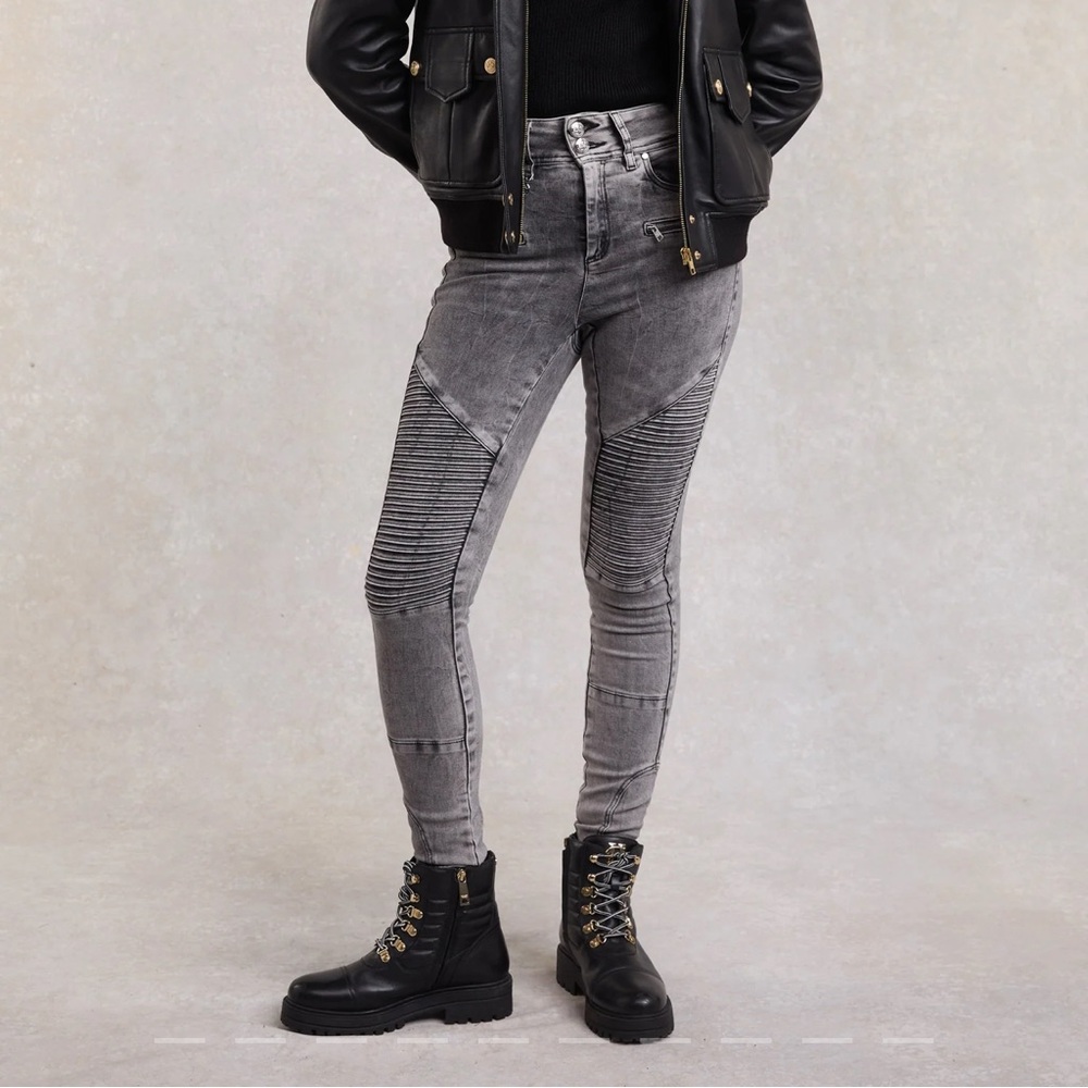 Holland Cooper Equestrian Biker Jeans UK Size 8 (US XS)